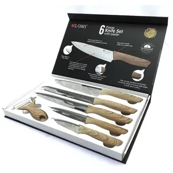 Miniatura 3 de Set X6 Juego De Cuchillos Lujo + Pelador